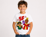Camiseta infantil San Fermín Kilikis (estampado central)